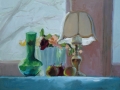 Lamp, Green Vase