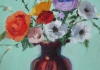 Mauve Vase, bouquet