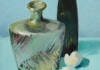 Two Bottles and Eggshells